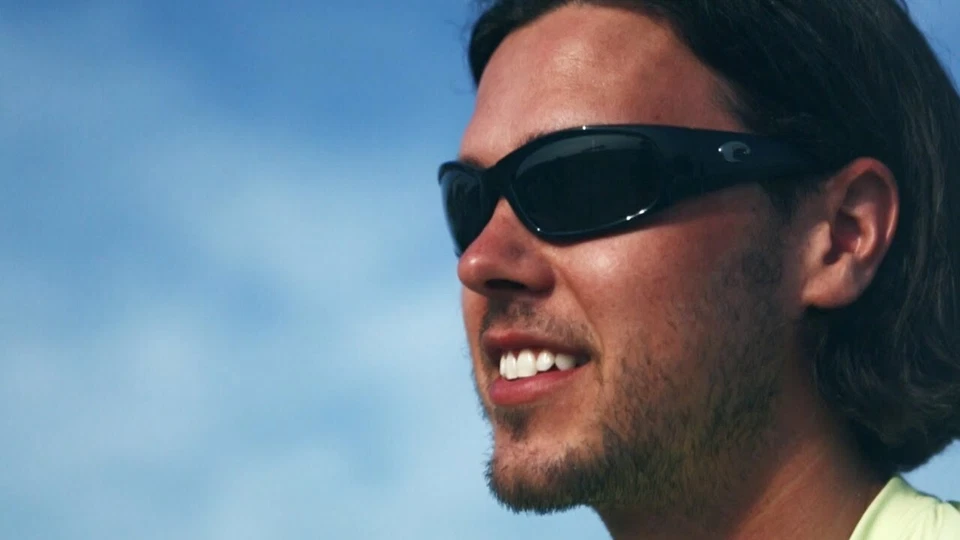 Óculos de sol COSTA DEL MAR preto/azul brilhante espelho HAMMERHEAD polarizado 580P NOVO! - Imagem 3 de 4