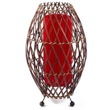Bali asiatische Lampe Deko-Leuchte Stehleuchte Tischlampe Bali Simandra 41x25 cm