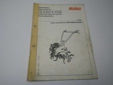 Ersatzteilliste Hako-Combinette Standart (3620) Original Hako Hausdruckerei