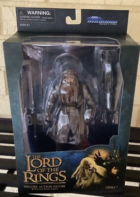 GIMLI LORD OF THE RINGS DELUXE ACTION FIGURE / DIAMOND SELECT