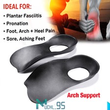 unisex Plantillas ortop dicas para pies planos, dolor de pies, fascitis plantar