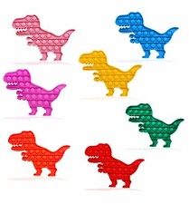Dinosaur Pop Bubble Fidget It Sensory Fidget Toy Pop Push Bubble For Kids Adults
