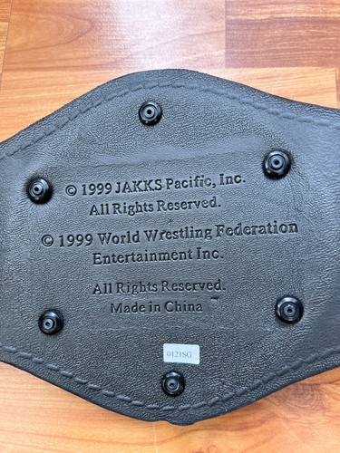 WWE WWF THE UNDERTAKER HEAVYWEIGHT CHAMPIONSHIP JAKKS WRESTLING BELT FOAM 1999 - Picture 8 of 9