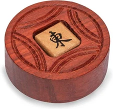 Yellow Mountain Imports Wooden Mahjong Bettor / Wind Indicator - Mahjong