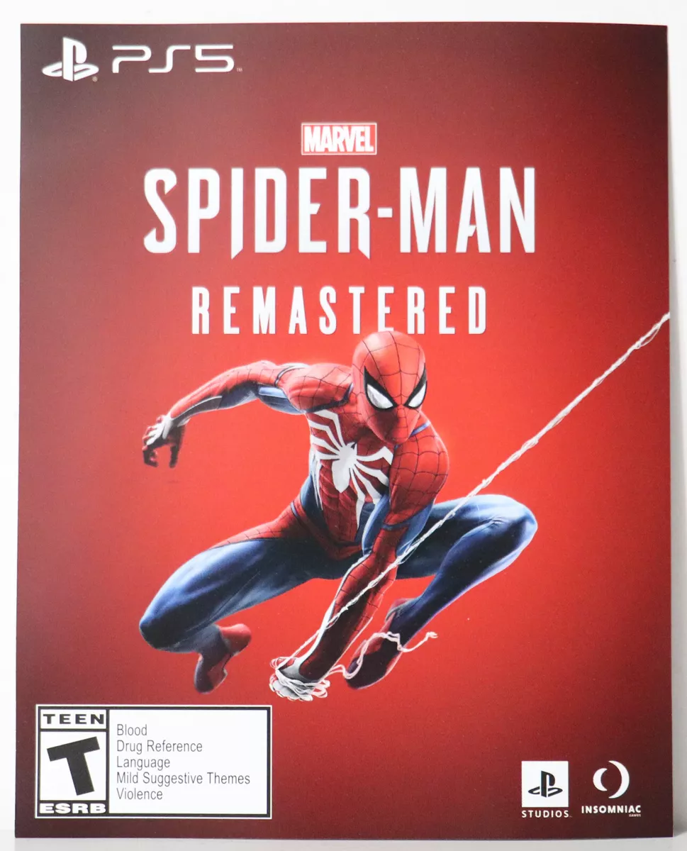 Marvels Spider-Man Remastered (Includes Season Pass) (PlayStation