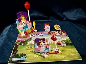 Lego Friends 3 Set Party Lot 41112, 41113, 41114 - All 100% Complete No Boxes