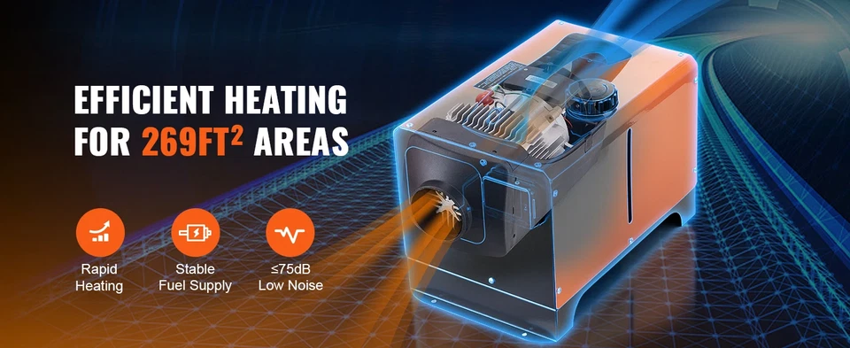 GRATIS 8 kW 12 V Diesel-Standheizung mit Zubehör