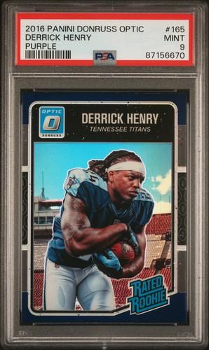 Derrick Henry [Purple] #165 2016 Panini Donruss Optic card