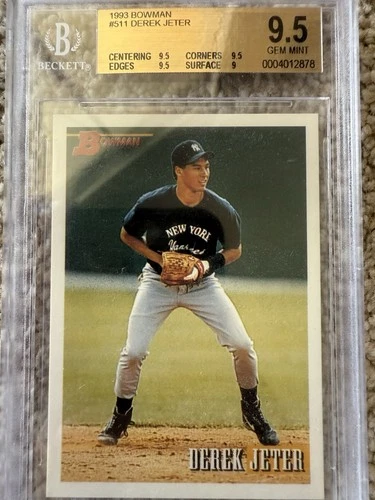 1993 Bowman #511 DEREK JETER BGS 9.5 (GEM MINT) - New York Yankees - RC - HOF