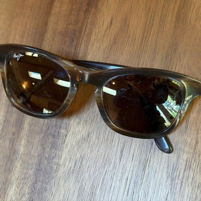MAUI JIM KAA POINT Sunglasses MJ713-01B Bronze Lenses  display picture 1