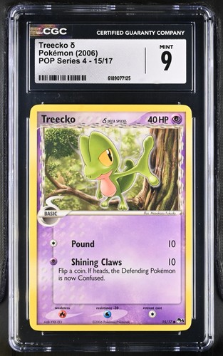 Treecko δ graded CGC 9 for sale on eBay