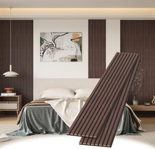 Wood Slat Wall Panels 2 Pack 8 x 1 ft Decorative Wood Panel Wall Stylish Wall US
