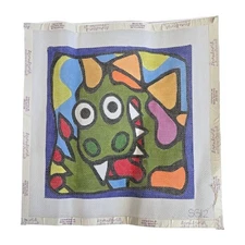 Dinosaur Needlepoint Canvas SG12 Monster Dragon Cute