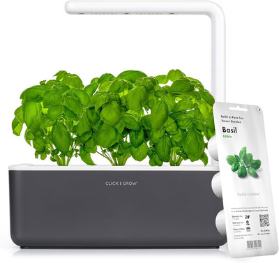 Click & Grow Indoor Herb Garden Kit with Grow Light | Smart Garden for Home Kitc