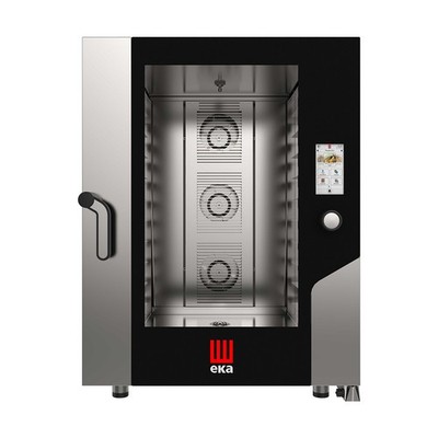 Tecnoeka MKFA 1064 TS Full-Size 10 Pan Electric Combi Oven w/ Touchscreen, Bo...