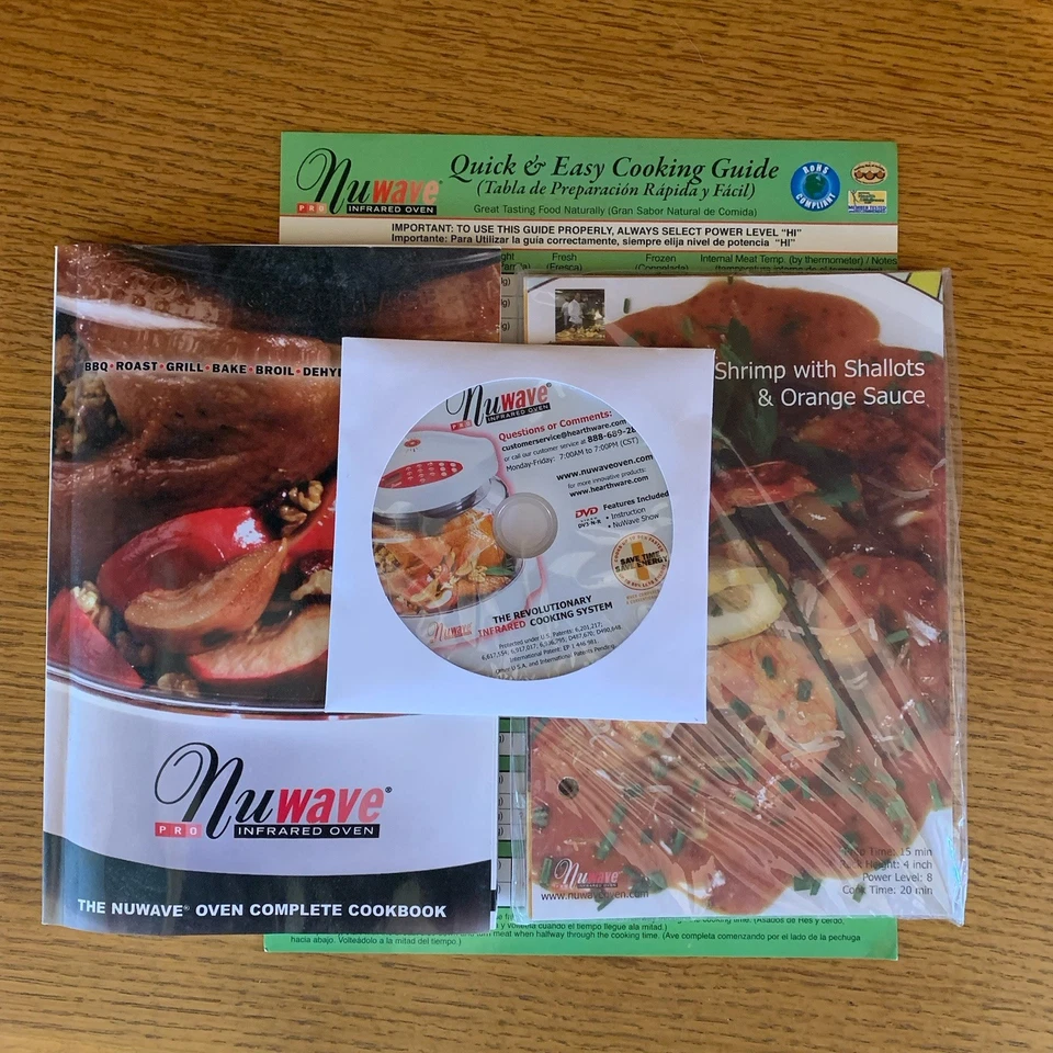 Nuwave Pro Infrarot Backofen 20334 Kochsystem Handbücher & Kochbuch Originalverpackt - Bild 3 von 4