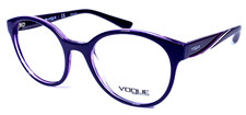 VOGUE VO5104 2409 NOS Violet Glossy Purple Eyeglasses Frame 49-19-135