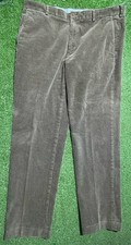 BROOKS BROTHERS Clark Fit Brown Corduroy Pants Tag 38x32