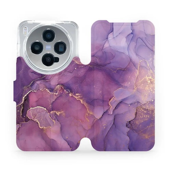 HandyhüLle Mit Klappe FüR Vivo X300 Mobiwear Case Flip Cover SchutzhüLle Violett-image