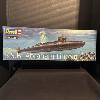 REVELL 05185 S.S.B. ABRAHAM LINCOLN SUBMARINE MODEL KIT-NIB-1:253 SCALE