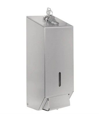 Jantex Edelstahl Seifen- und Händedesinfektionsspender 1Ltr GJ034 Brandneu