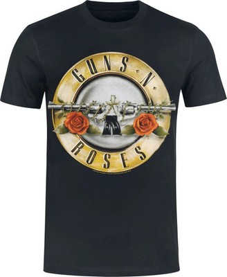 Guns N' Roses T-Shirt Herren Distressed Bullet - Heavyweight schwarz