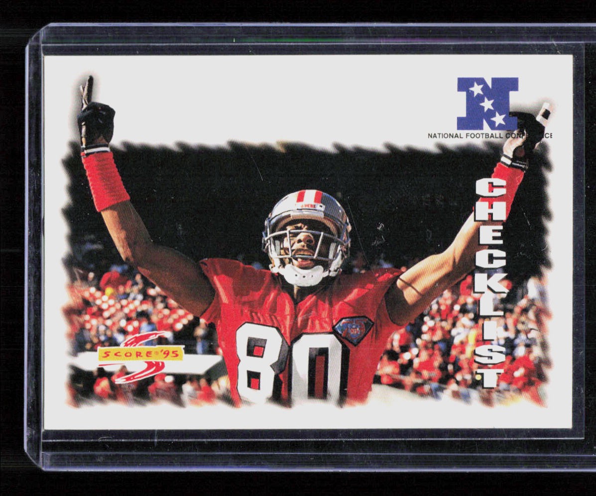 NFC Checklist 1995 Score #237 Jerry Rice