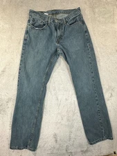 Levi’s 559 Mens Jeans W31 L32 Relaxed Straight Blue Denim Water Less  Distressed