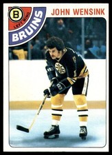 1978 Topps Hockey John Wensink 133 Boston Bruins