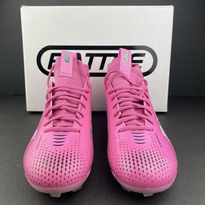 Battle AstroFly Pink/White Football Cleats Mens Size 9 Women's