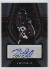 2022 Panini Select Draft Picks Rookie Signatures Breece Hall #RS-BHA Auto 8mm