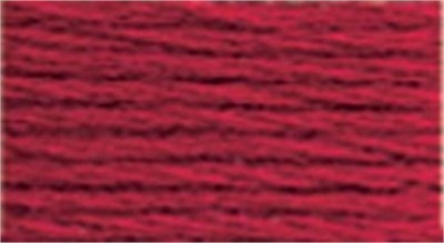 DMC 115 3-498  Pearl Cotton Skein Size 3 16.4yd-Dark Red