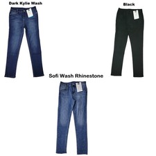 Member's Mark Girls Soft Stretch Skinny Fit Adjustable Waistband 5 Pockets Jeans