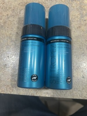 ST. TROPEZ SELF TAN EXPRESS BRONZING MOUSSE 3.3 OZ NWOB LOT OF 2