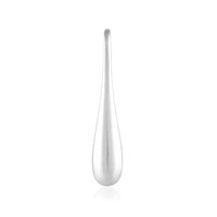 Cavill SilberanhäNger Damen 925 Sterling Silber Platin Teardrop Modern