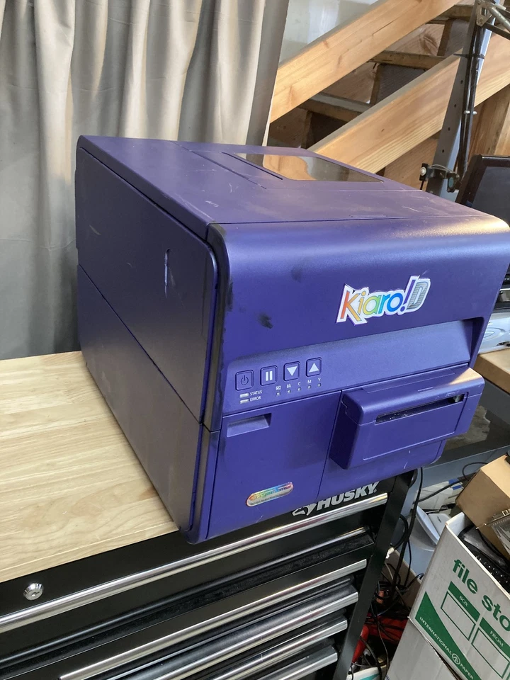 AstroNova Kiaro D Quicklabel Label Printer Broken For Parts Repair - Image 3 of 4