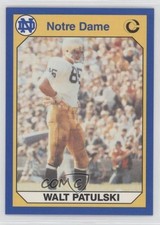 1990 Collegiate Collection University of Notre Dame Walt Patulski #75 11pj