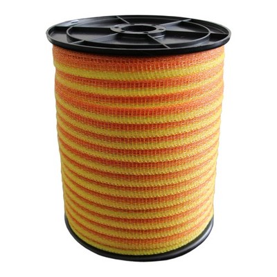 Weidezaunband Basic gelb/orange 200 m 20 mm 4 Niro Weidezaunlitze Weidezaun Zaun
