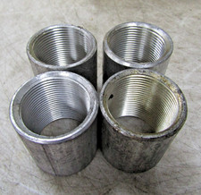   4 2" x 1-5/8" ALUMINUM RIGID CONDUIT COUPLING LOT OF 4