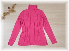 weicher Rollkragen Pullover Shirt von hessnatur aus Wolle & Modal Gr. 44 / 46