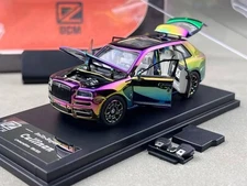 EY DCM 1:64 Plating Cullinan Luxury SUV Sports Model Diecast Display Car 