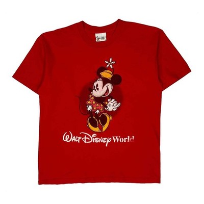 Walt Disney World Disney Cartoon T-Shirt - Large rot Baumwolle