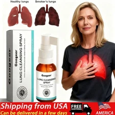 Natural Spray for Lung and Respiratory Support Herbal Cleansing Spray 1-5 PACK