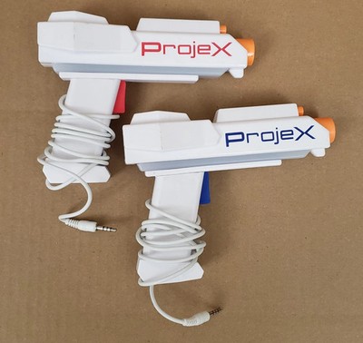 ProjeX Image Projecting Arcade Game GUN REPLACEMENTS Blue and Red *untested