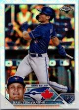 2023 Topps Chrome Daulton Varsho #33 Prism Refractor