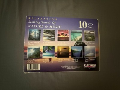 Relaxation Soothing Sounds of Nature & Music 10 CD Box Set 1998 Platinum NEW CON