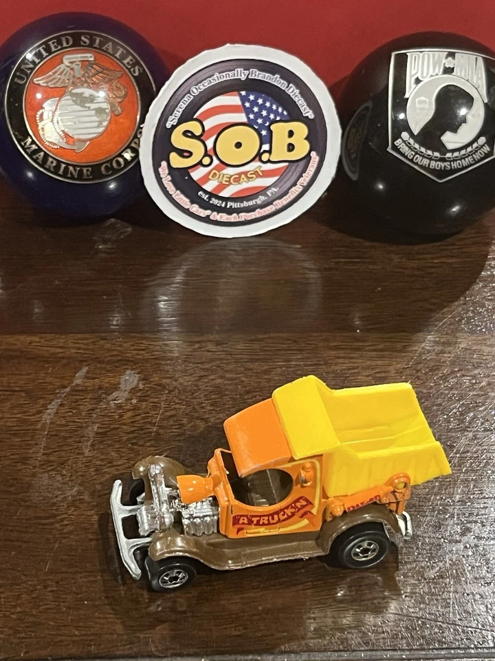 Camión de volteo Hot Wheels Blackwalls A’Truck’n Ford 1:64 usado excelente estado HK Foto 2 de 4