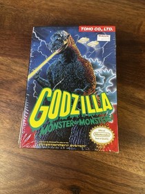 Godzilla: Monster of Monsters Nintendo NES Authentic Complete CIB