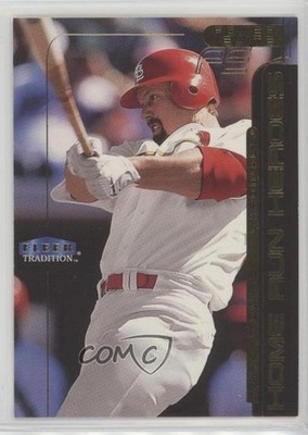 1999 Power Elite Home Run Heroes Mark McGwire Fleer Tradition #1HRH 0e3