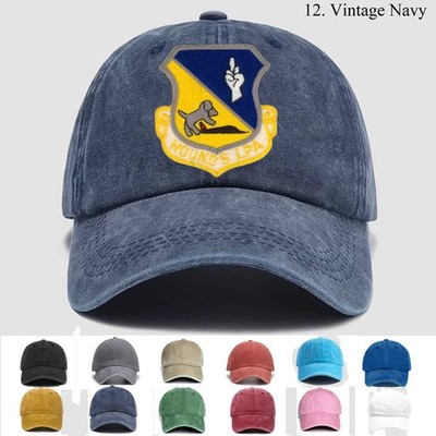 Customized Personalization Embroidered Hat 524th Fighter Squadron, Trucker Hat